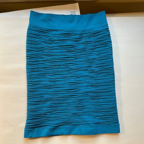 BCBGeneration Teal Bodycon Skirt - Picture 1 of 4